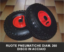 Carica l'immagine nel visualizzatore di Gallery, BC006+ - Carrello Portasacchi Medio Pneu con Paletta Lunga