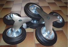 Carica l'immagine nel visualizzatore di Gallery, BC022 - Carrello Portacolli a Sei Ruote per Scale Doppia Presa