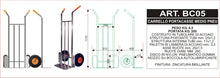 Carica l'immagine nel visualizzatore di Gallery, BC005 - Carrello Portacasse Medio Pneu
