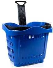 Carica l'immagine nel visualizzatore di Gallery, BC077+-3 Cestino Spesa Trolley in Plastica 43 LT. BLU