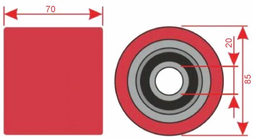 R200x50S/G - Ruote direttrici per transpallet – BOXERCARR