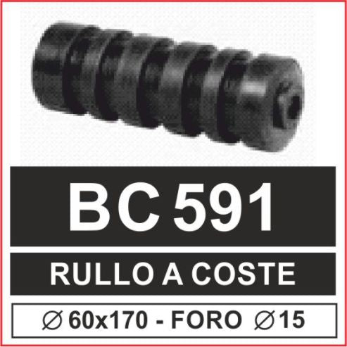 BC591 - Rullo Centrale a Coste